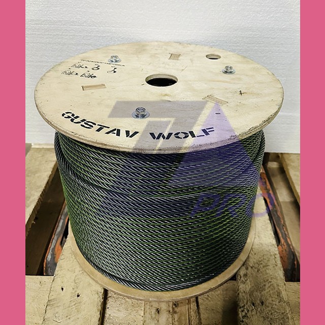 Канат стальной лифтовый 12,0мм PAWO F7S 8х19W-IWRC 98,9кН Gustav Wolf