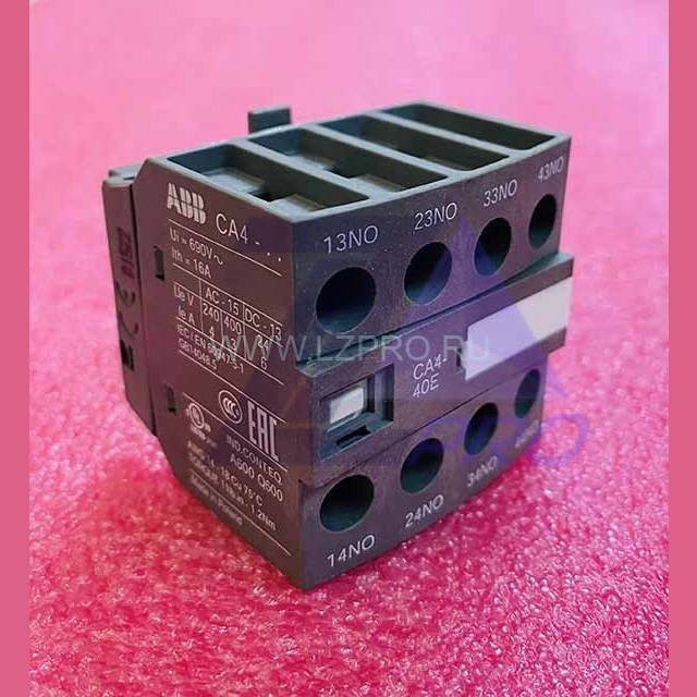 Блок контактный дополнительный 4NO CA4-40E ABB