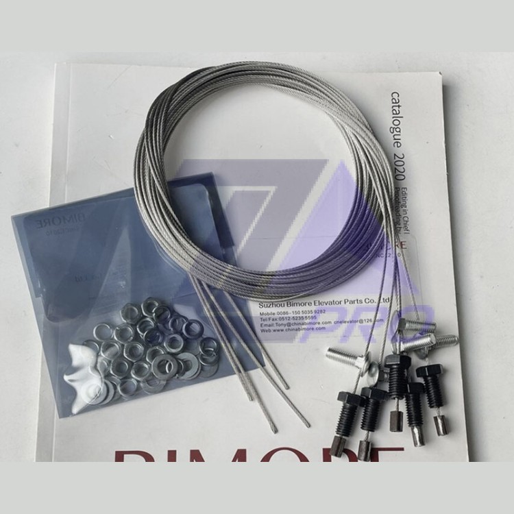 Тросик груза дверей шахты L-2900mm D-1,5mm KM618396G01 Kone