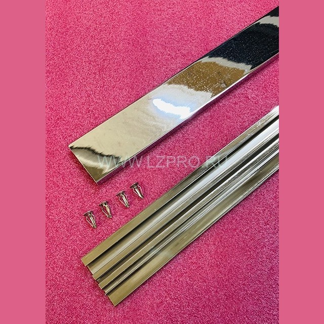 Плинтус кабины лифта L-400 mm CHROME FAA459E999 CH 400 Otis