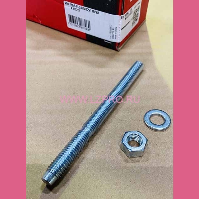 Анкерная шпилька для капсульных клеевых (химических) анкеров HAS-E5.8 M12x110/28 Hilti