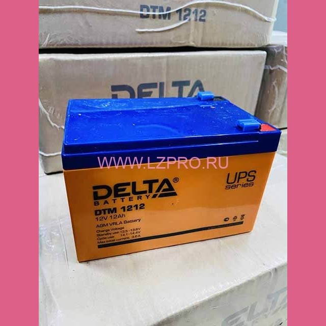 Аккумулятор DTM 1212  (12Ач, 12В) DELTA