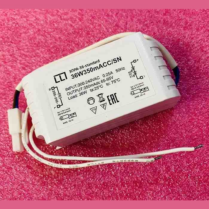 Драйвер для светодиодной панели 36W350mACC/SN ЭПРА