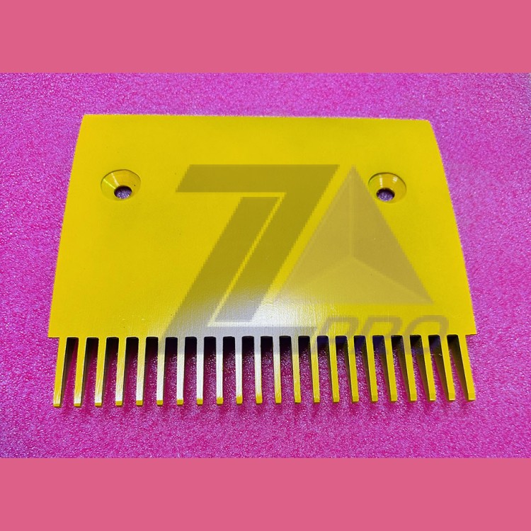 Гребенка левая желтая 22 зуба траволатора 9500 205,4x181,36 Schindler