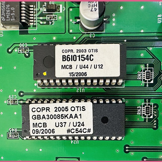 Комплект микросхем ПЗУ для платы COCO-MCB B6I0154C GBA30085KAA1 Otis