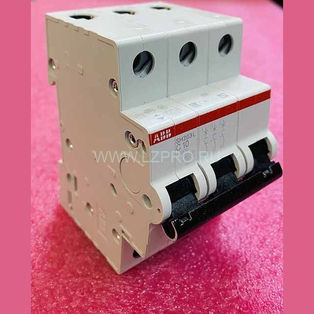 Автоматический выключатель SH203L С10А/3п/ 4,5кА на Din-рейку 2CDS243001R0104 C10 ABB