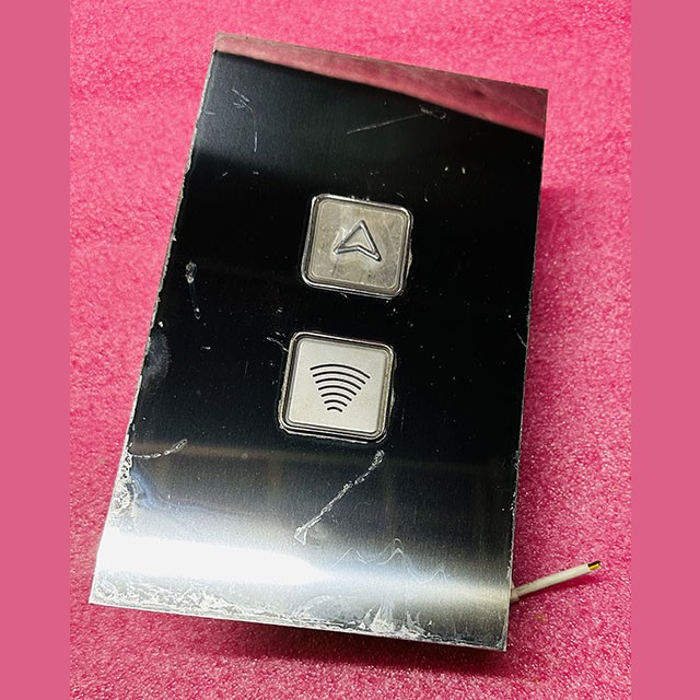 Пост вызывной  2 кнопки (стрелка вверх, вызов диспетчера) ПЛВ15-Н1Т0300ЩУЗ ЩЛЗ