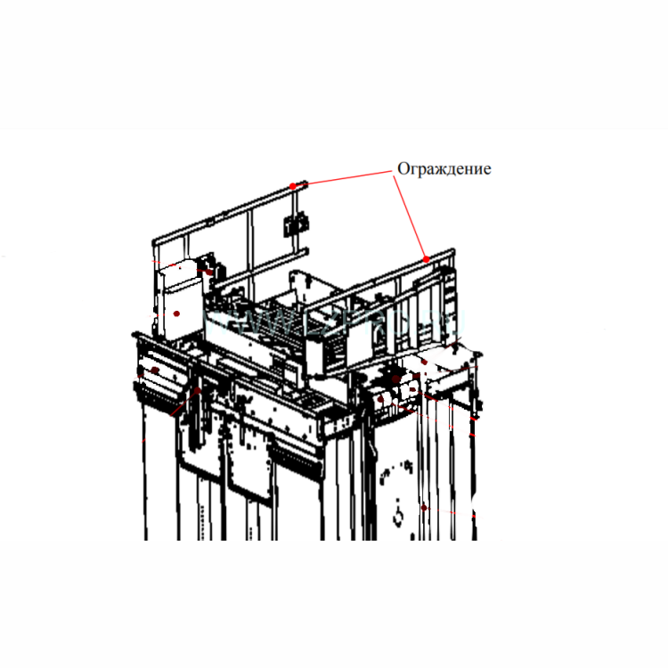Ограждение крыши кабины 1000 кг