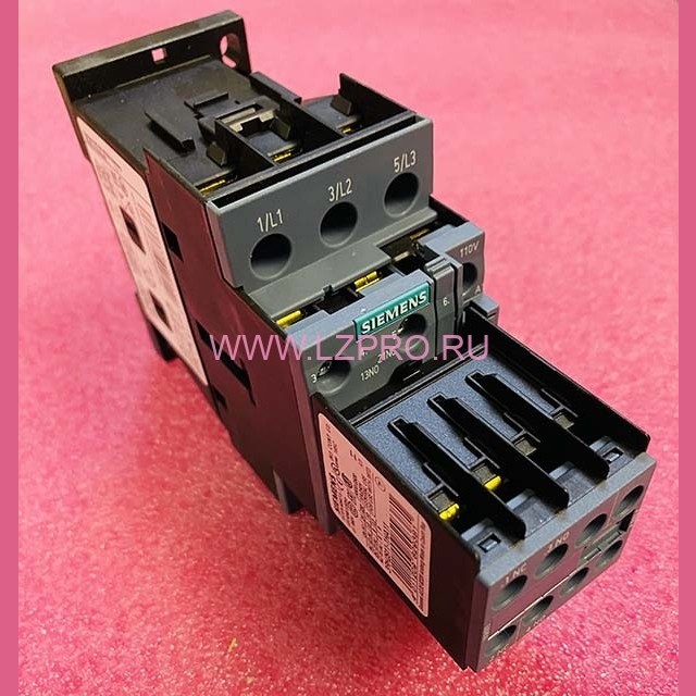 Контактор 110V 15kW 2S 2O 2NO+2NC 3RT2027-1AF04 SIRIUS Siemens