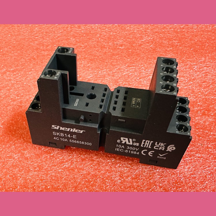 Колодка 10A(300V), винтовой зажим, на DIN-рейку, для RKF, RKE, MY4 SKB14-E Shenler