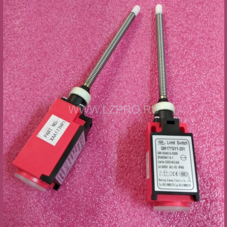 Концевой выключатель с пружинным рычагом, 1НО+1НЗ XIZI Otis XAA177HP1