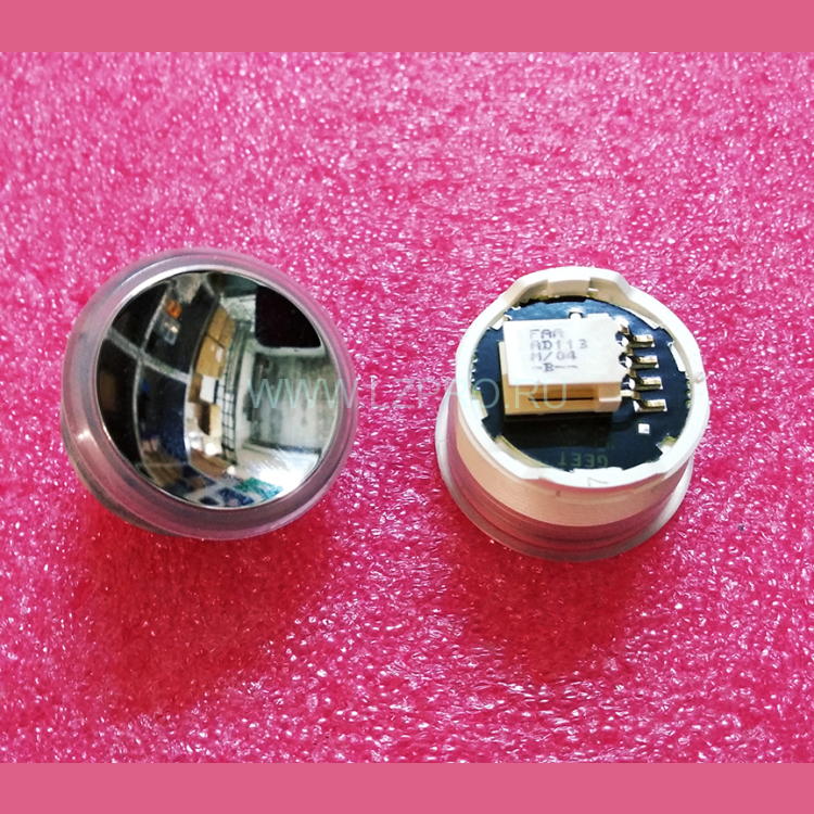 Кнопка (синий ореол, полир., AMP разъем для MCS220) FAA25090AD113 Otis