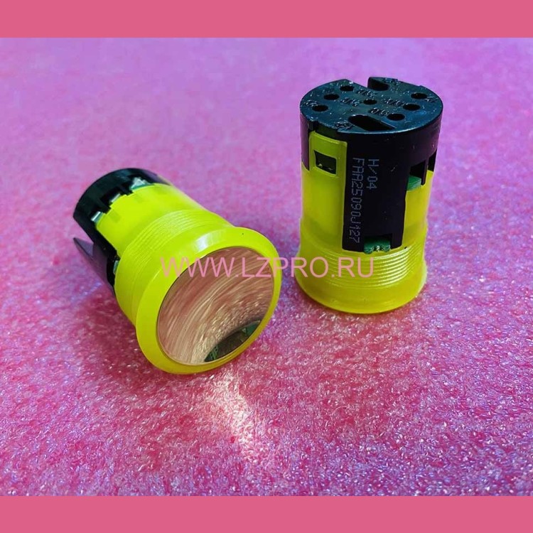 Кнопка вызова диспетчера, ореол желтый, полированная, "золото" Otis FAA25090J127