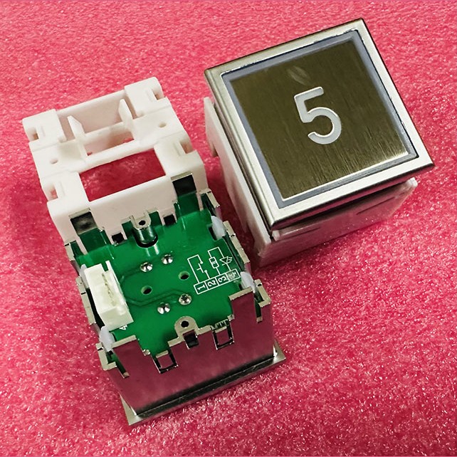 Модуль кнопочный "5" голубая подсветка KT40 MTD280 ThyssenKrupp