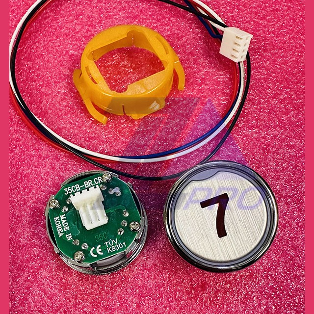 Кнопочный модуль "7" (ПУЛ02В) KS-1021-01X Korea МЭЛ