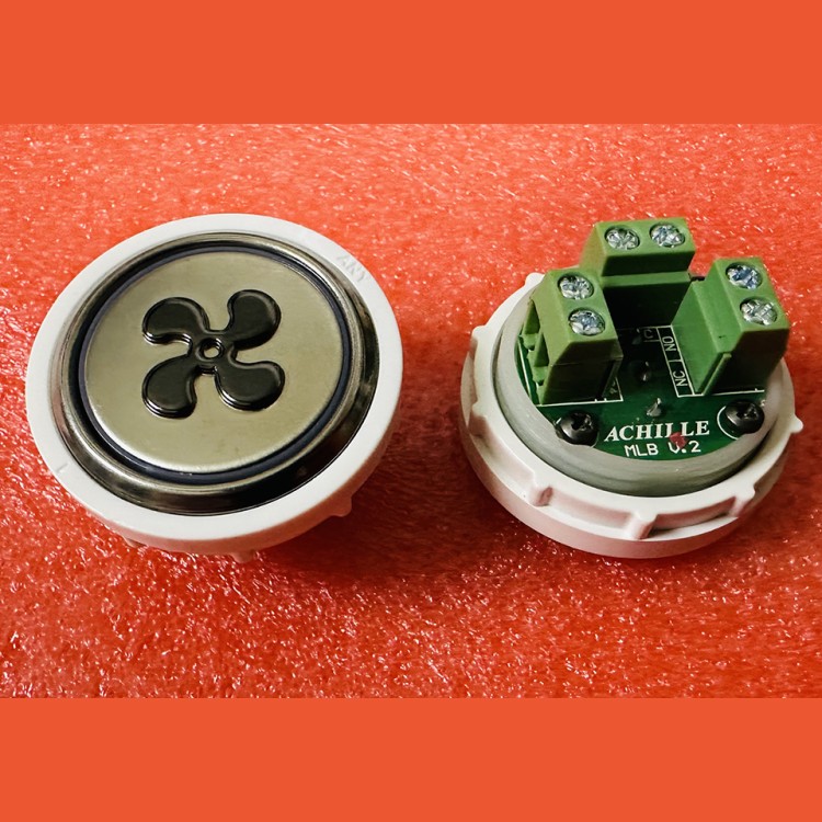 Кнопочный модуль "вентилятор" краснаяя подсветка MLB Achille light VEGA