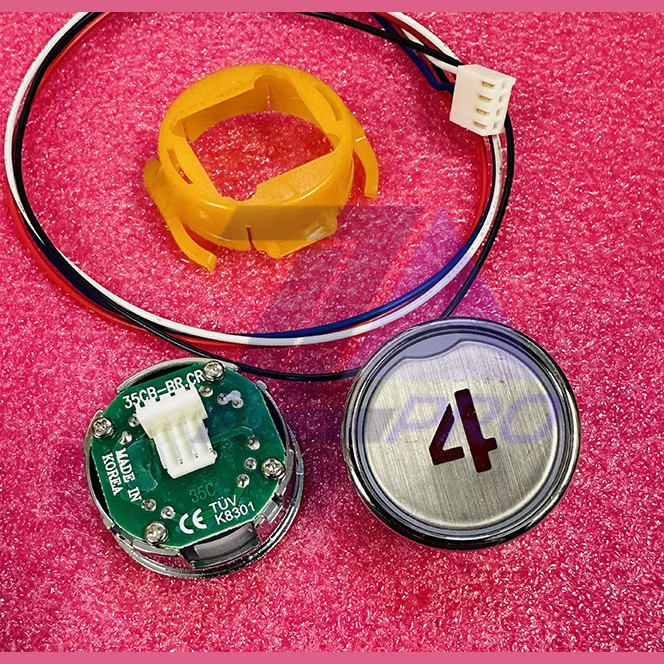 Кнопочный модуль "4" (ПУЛ02В) KS-1021-01X Korea МЭЛ