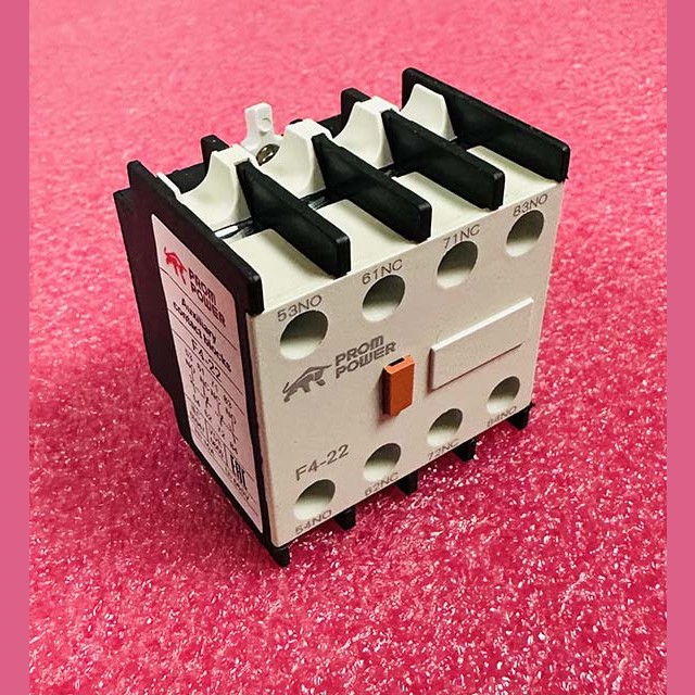 Блок вспомогательных контактов 2NO+2NC F4-22