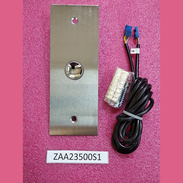 Пост вызова однокнопочный (кнопка ореол с красной подсветкой полированная) ZAA23500S1 Otis