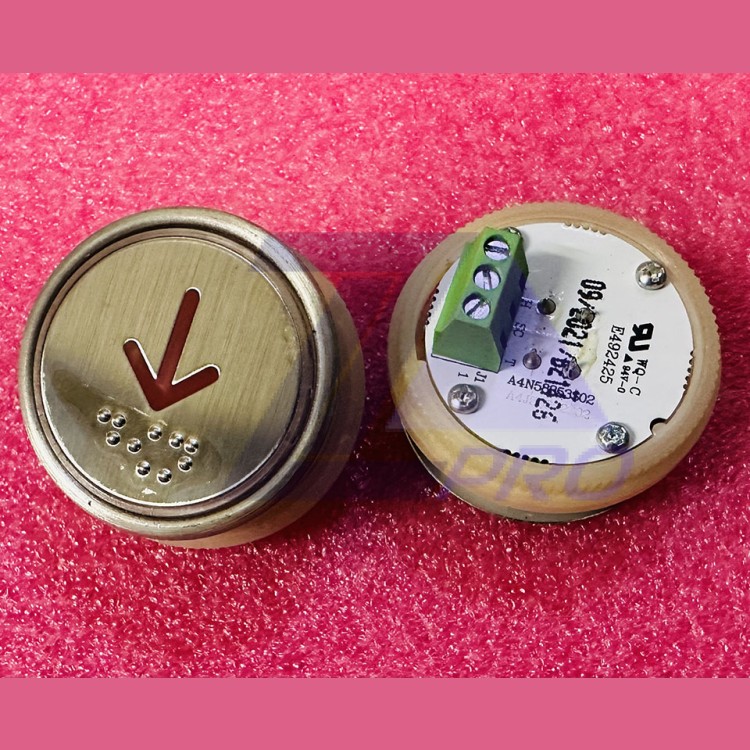 Модуль кнопочный код Брайля "стрелка вниз" A4N58353$02 ЩЛЗ