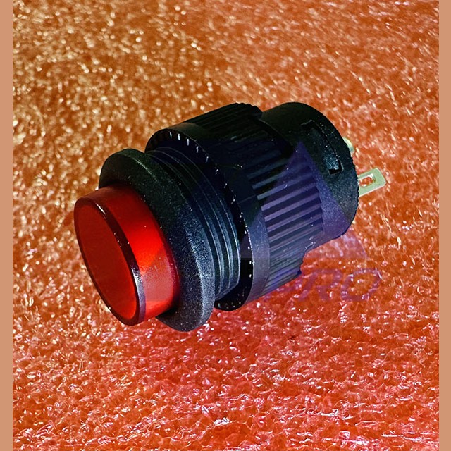 Кнопочный переключатель с красной подсветкой R16-503BD-R NON-LOCK RUICHI