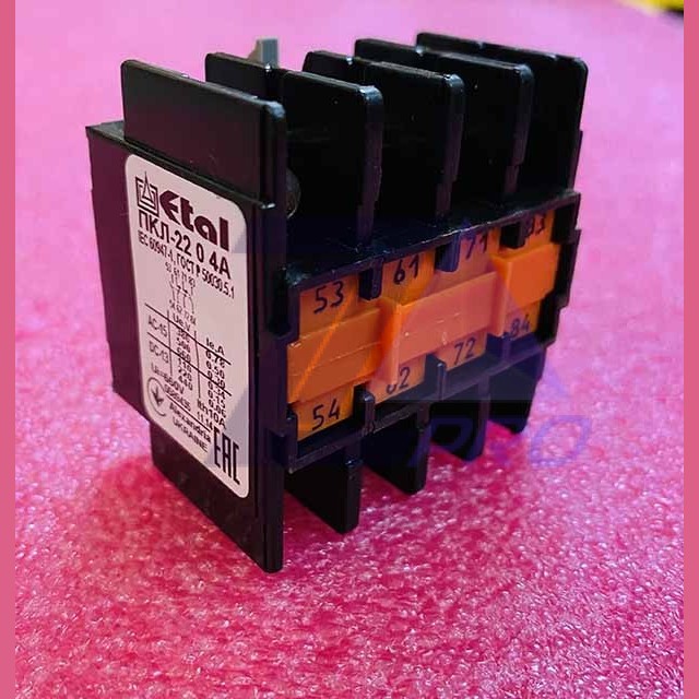 Приставка контактная ПКЛ 22 0 4А 2р+2з ГОСТ Р 50030.5.1 Etal