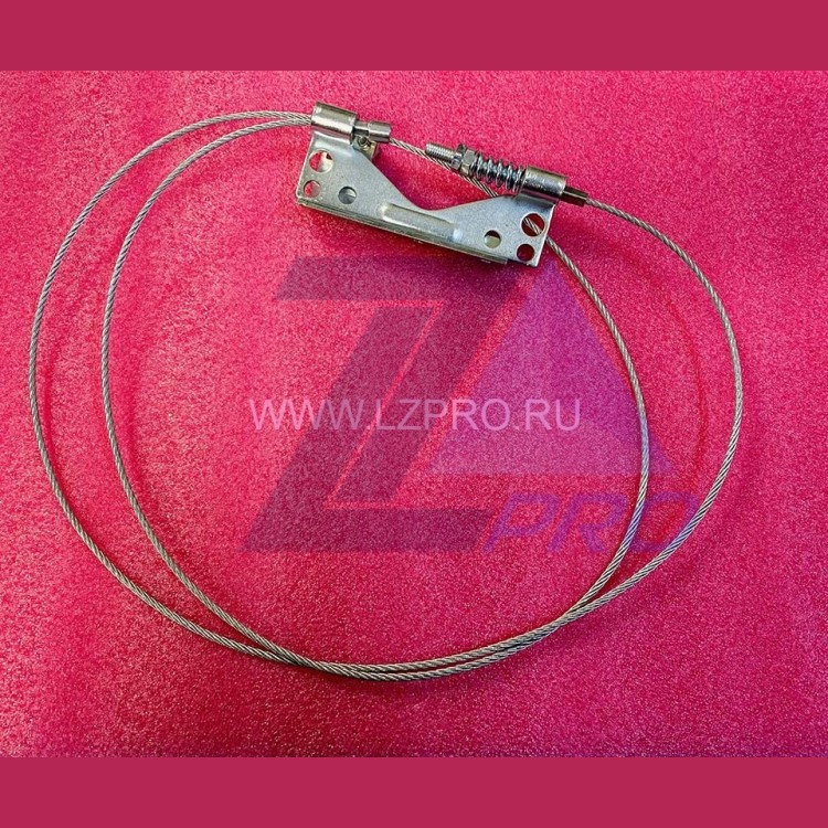 Тросик связи дверей кабины (с кронштейном крепления) d-3 мм L-1720 мм ECO HYDRA MIDI SUPRA Selcom