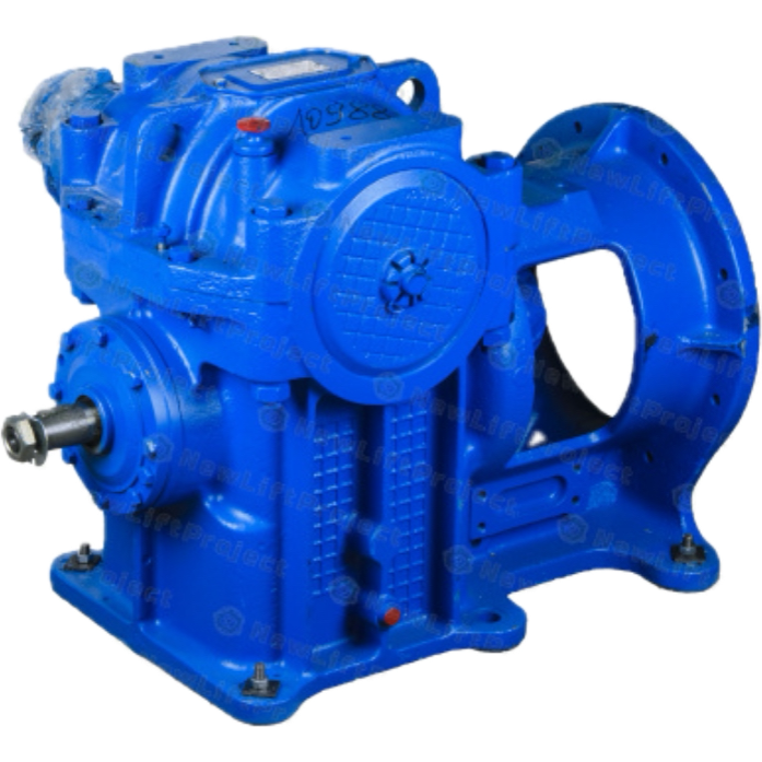 Редуктор лебедки РЧЛ-180х45 7113201000 исполнение правое МЛЗ