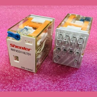 Реле промежуточное 4CO, 6A(250VAC/30VDC), 110VDC, мех. индикация, тест-кнопка...