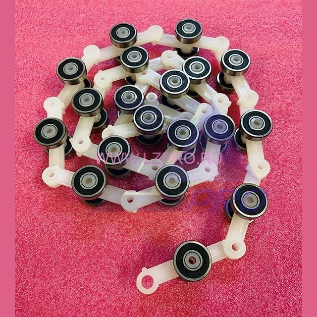 Цепь отклоняющая балюстрады 19 звеньев L=1230 mm Шаг 60 mm