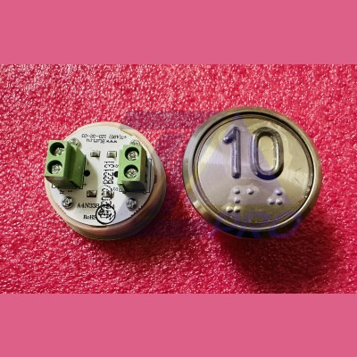 Модуль кнопочный A4N33841$14 красная подсветка Брайль "10" BBP-R331-CMPLT-S-R-10(EA2406S-S-R-10) ЩЛЗ